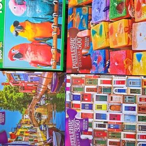 PuzzleBug Jigsaw Puzzle Bundle Of Four